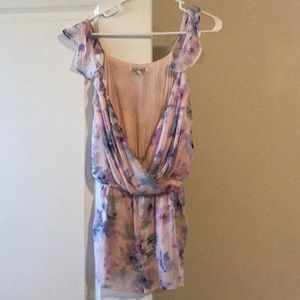 Floral urban outfitters romper